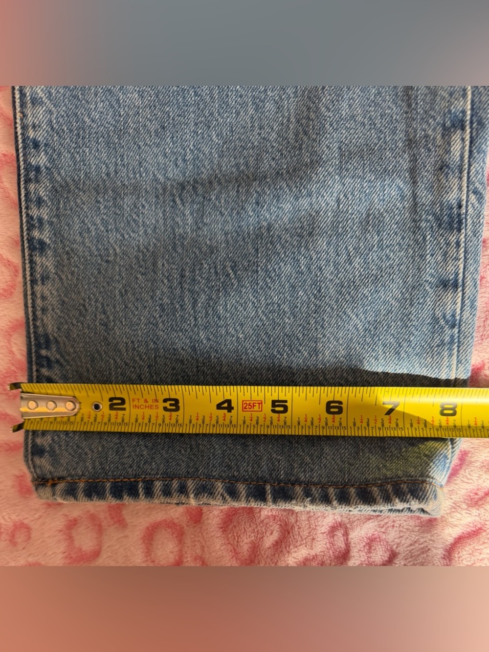 NWT Madewell Faded Light Blue Straight Jeans Leg.
Women’s Size: 28 - Picture 7 of 10